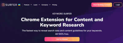 best free keyword research tool Keyword Sufer