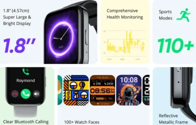 realme watch 3 all specifications watch under 4k