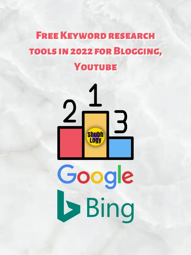 Free Keyword research tools in 2022 for Blogging, Youtube