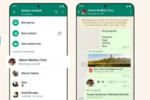  how to do message yourself on whatsapp